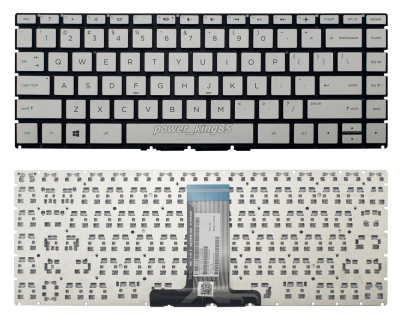 Bàn phím HP 14-BS bạc zin